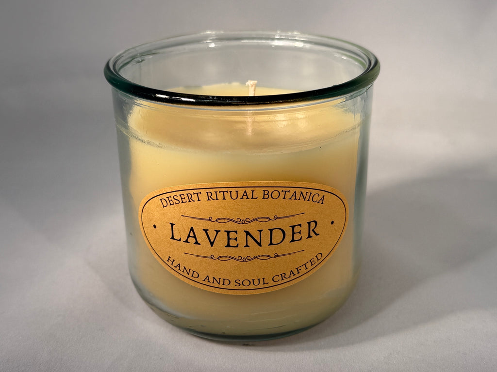 Lavender Beeswax Candle – Tall (Medium)