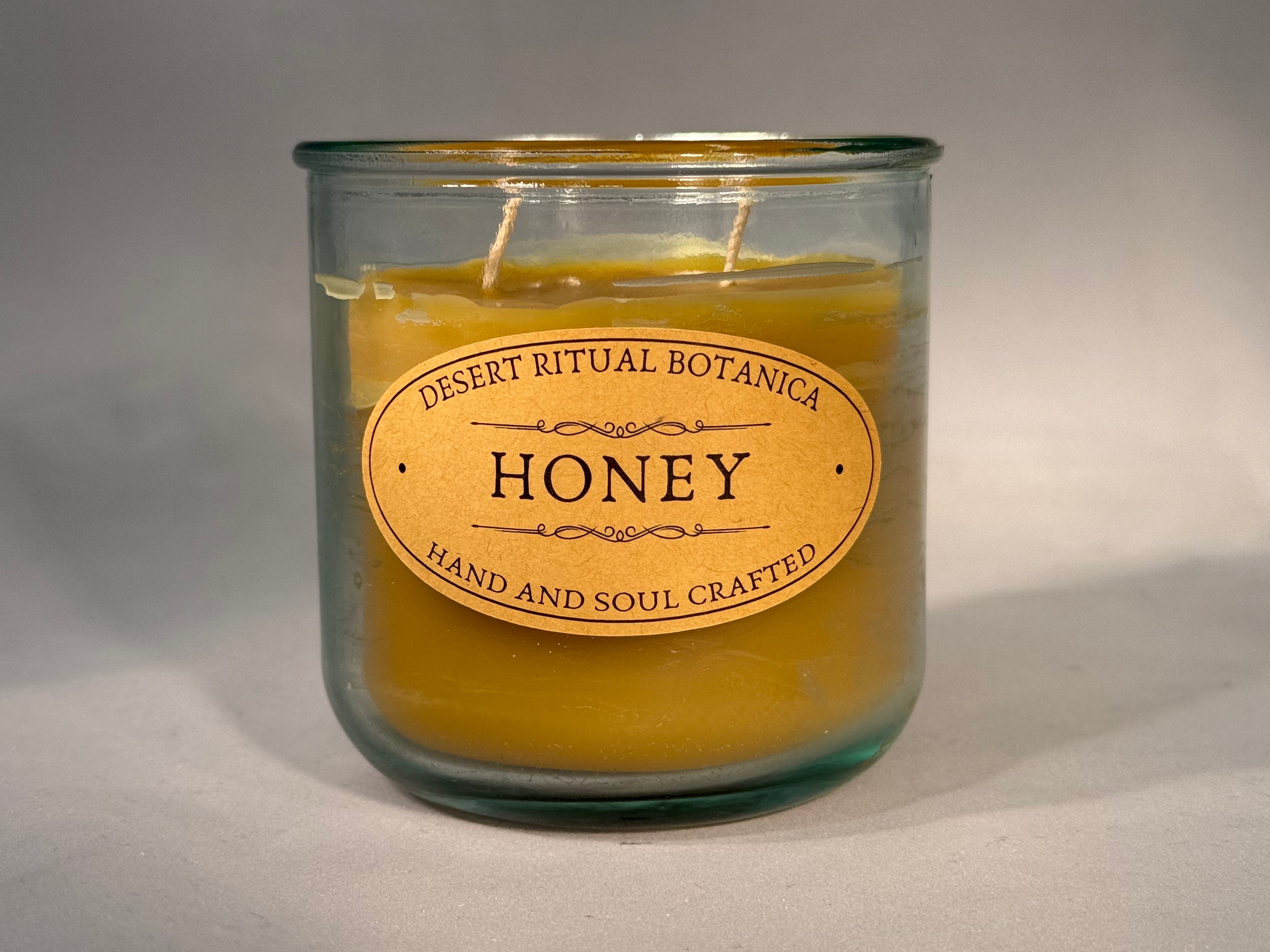 Honey Beeswax Candle - Tall (Medium)